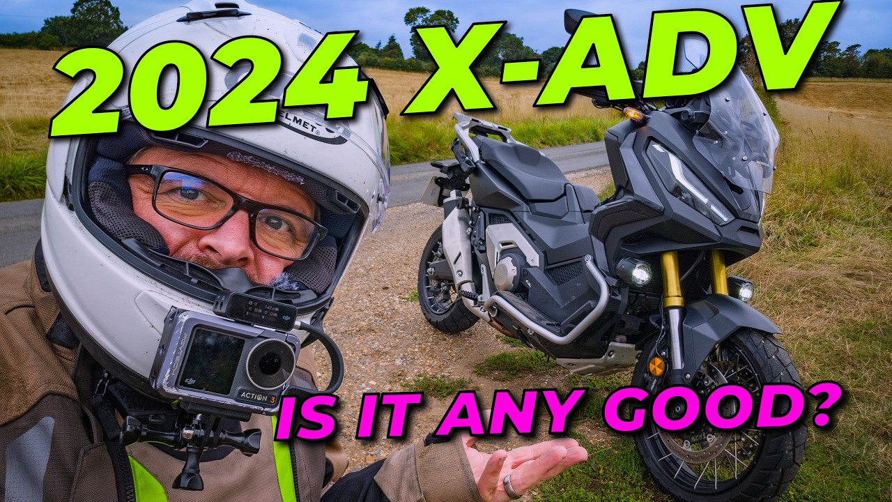 Не настоящий мотоцикл? Honda X-ADV 750 2024 года протестирован на дорогах Великобритании!