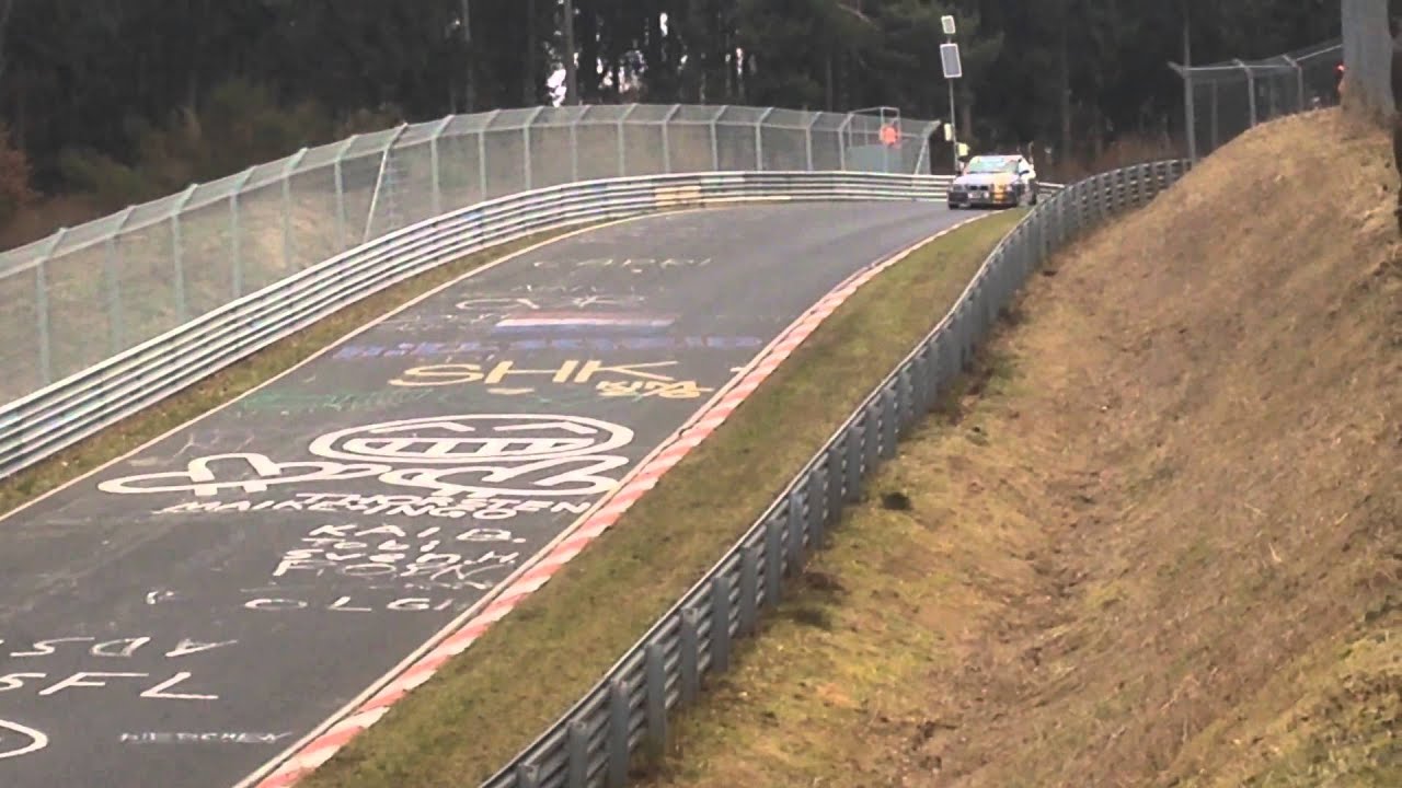 VLN 1 2015 Pflanzgarten 2 Second Lap 30 Minutes before Jann Mardenborough's Massive Crash