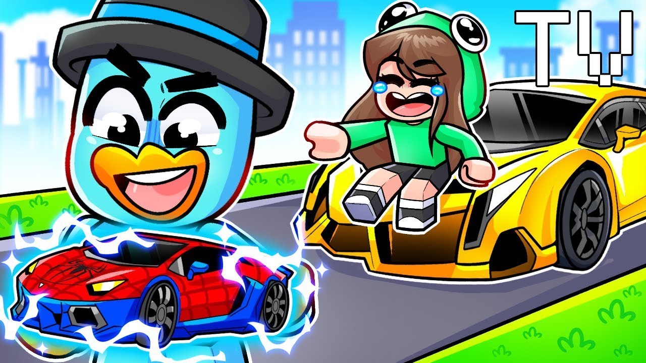 Engañé a Todos siendo NOOB y Usé el SUPER COCHE de SPIDERMAN en Driving Empire