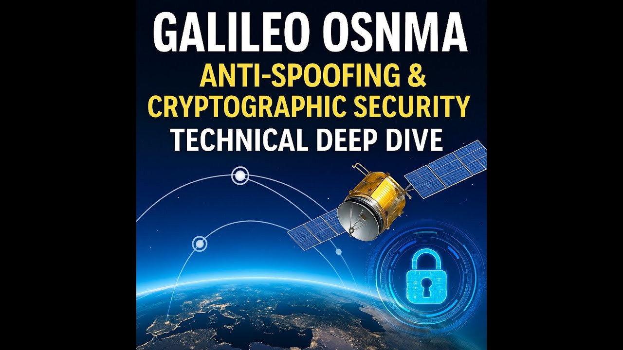 How Galileo OSNMA Works  Anti Spoofing, Cryptographic Security & Technical Deep Dive