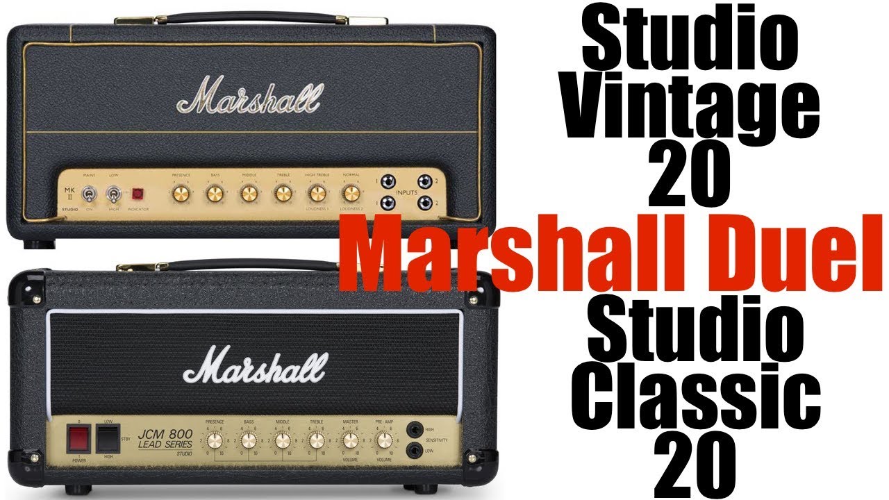 Marshall Studio Vintage vs Studio Classic (SV20 vs SC20)