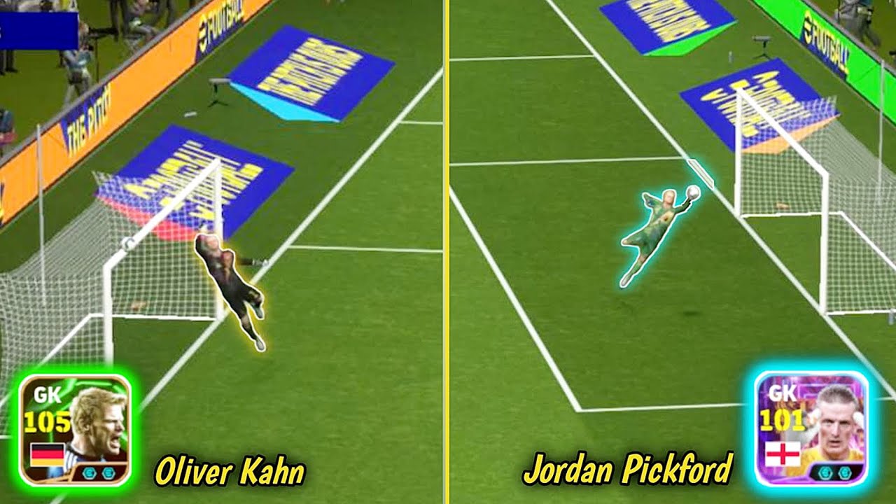 105 Booster OLIVER KAHN VS 101 Booster JORDAN PICKFORD Challenge | Efootball 2025