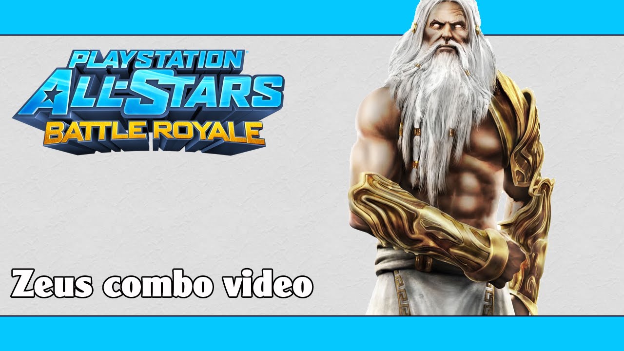 PlayStation All-Stars Battle Royale / PSASBR: Zeus combo video