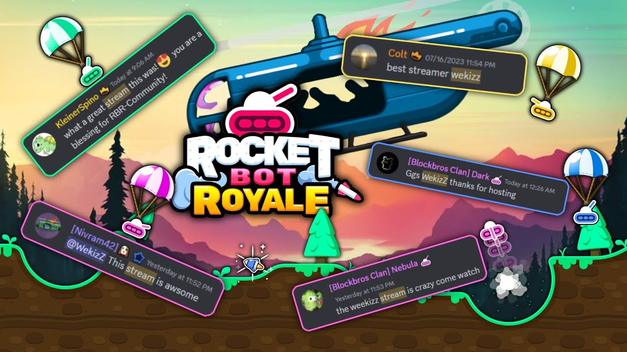Intense Battles & Hilarious Moments: Rocket Bot Royale with Viewers!