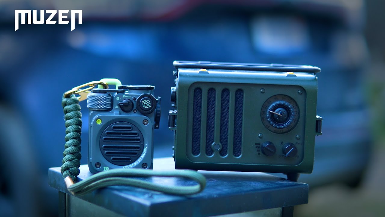 MUZEN Wild Mini & Wild Jeep Portable FM Radio & Bluetooth Speaker with sound sample