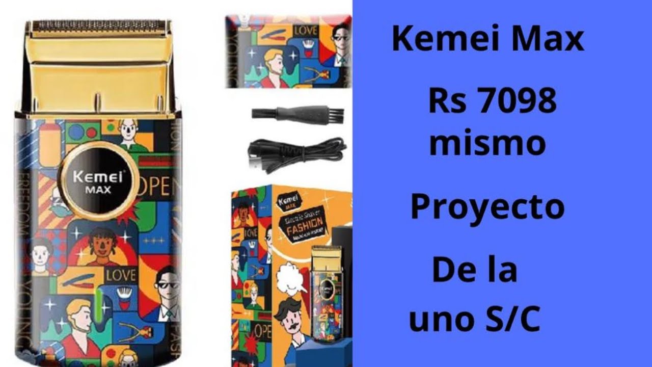 Kemei Max RS-7098 mismo proyecto de la shavers uno S/C