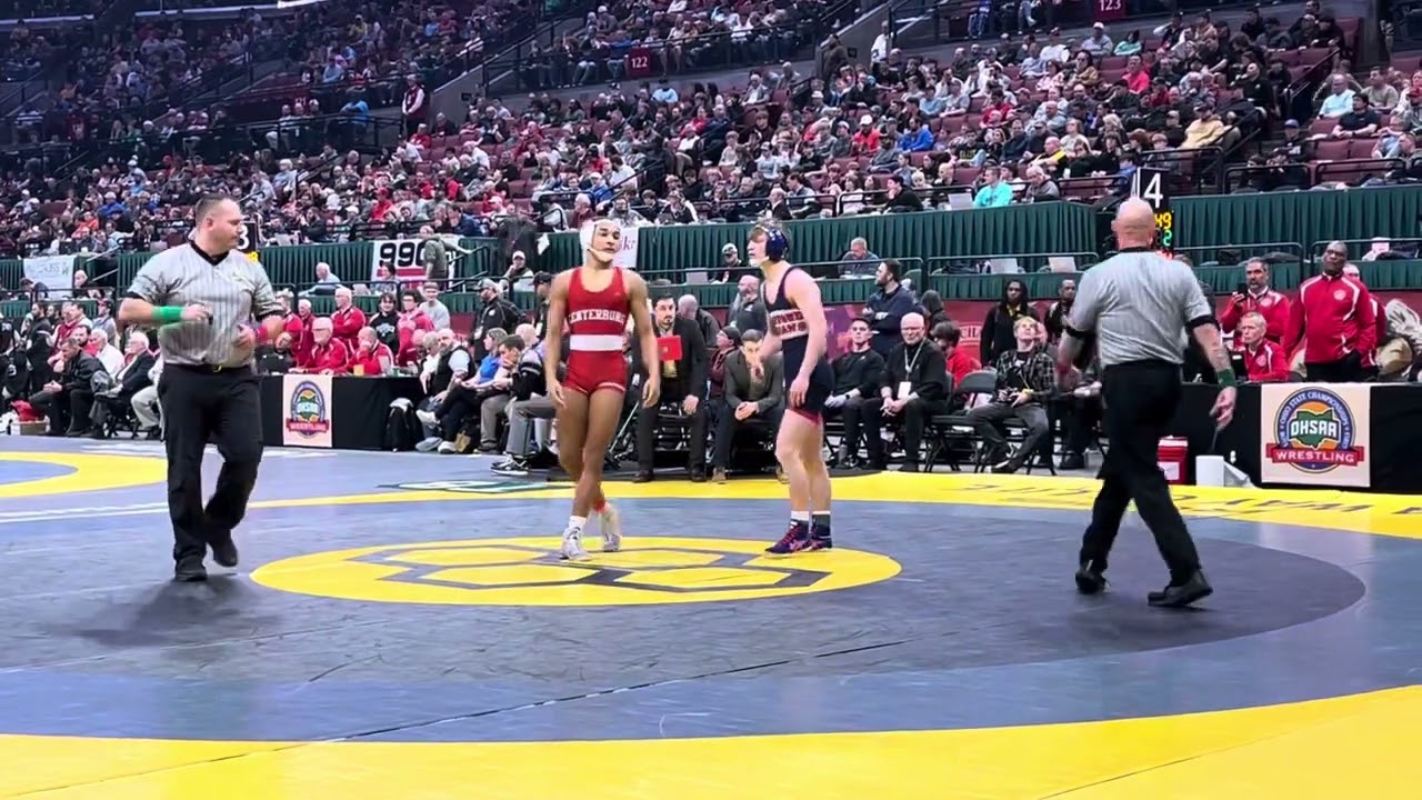 138 lbs D3 State Final Wyatt Hinton, Norwood vs Christopher Marshall, Centerburg