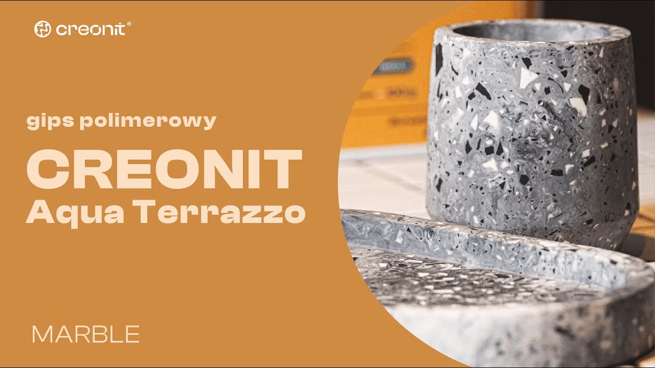 Ten efekt powstaje z dwóch technik | Terrazzo + Marble