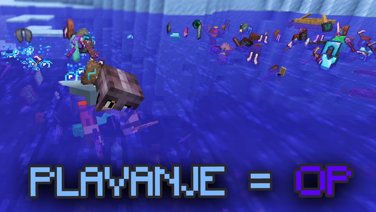MINECRAFT AMPAK PLAVANJE JE OP
