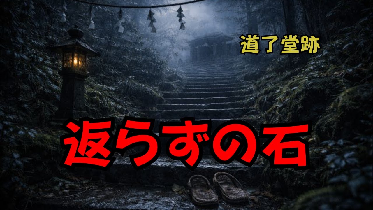 【怪談】夜の石段に置かれた草履…道了堂跡に潜む“何か”
