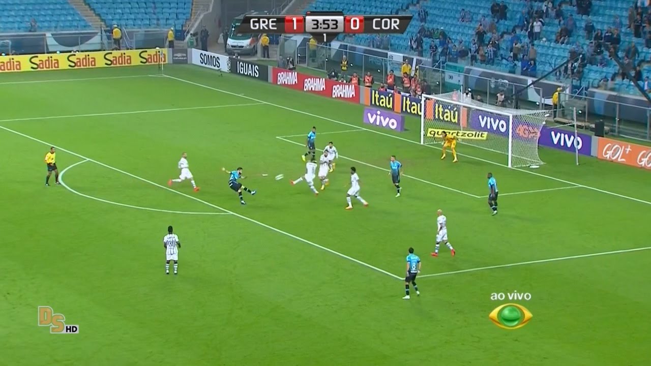 Gols Grêmio 3 x 1 Corinthians - Brasileirão 2015 - Band HD