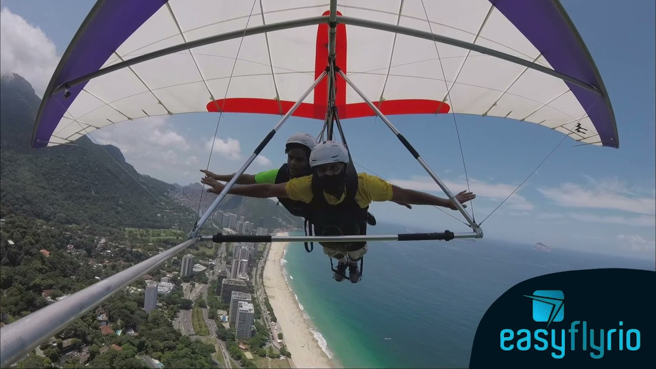 Voando de Asa Delta pelo Rio de Janeiro