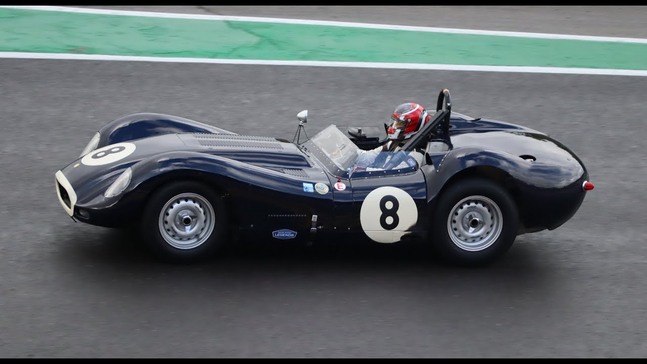 Lister Knobbly in action on Spa : Jaguar 6 Cylinders Sound ! [HD]