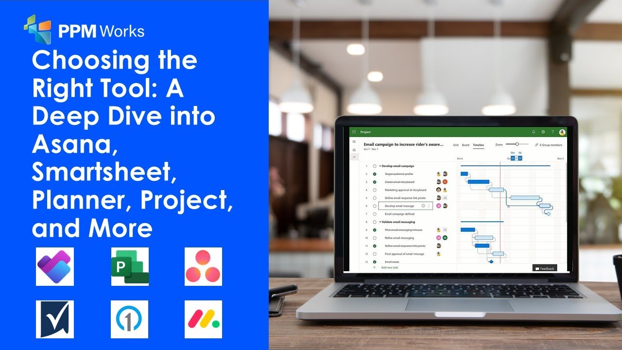 Выбор подходящего инструмента: подробное изучение Asana, Smartsheet, Planner, Project и других ин...