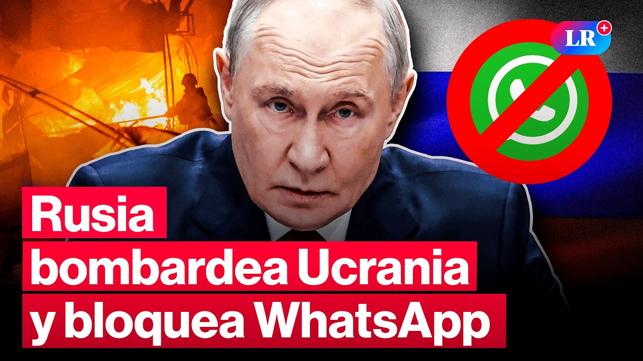 Rusia deja a Ucrania a oscuras y bloquea WhatsApp en pleno bombardeo masivo #LR