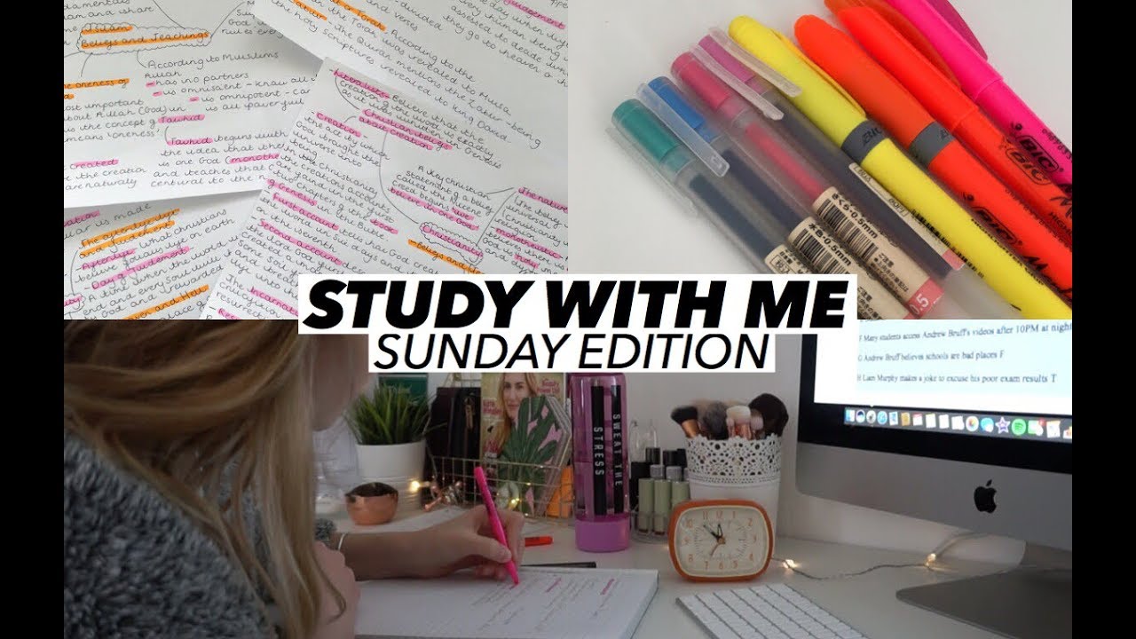 STUDY WITH ME | Sunday Edition