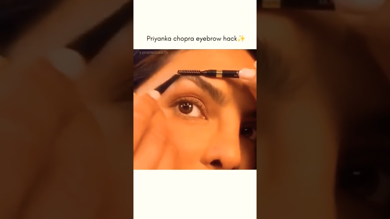eye brow hack priyanka Chopra// 