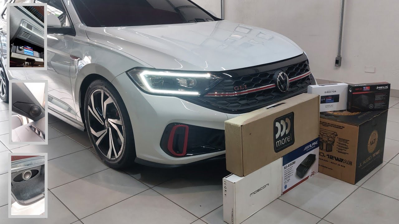 Projeto de som Gringo no Volkswagen Jetta GLI! Como melhorar o sistema de som original?