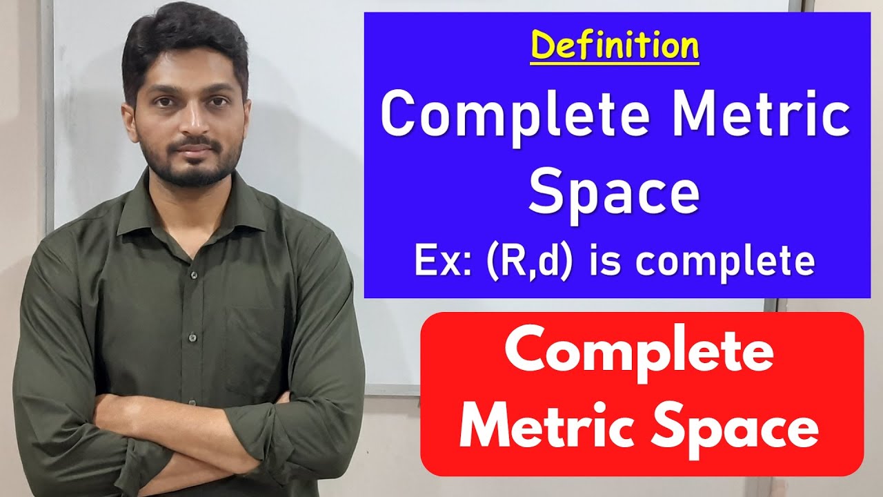 Complete Metric Space Definition and Example | L34 | TYBSc Maths | Completeness @Ranjan Khatu