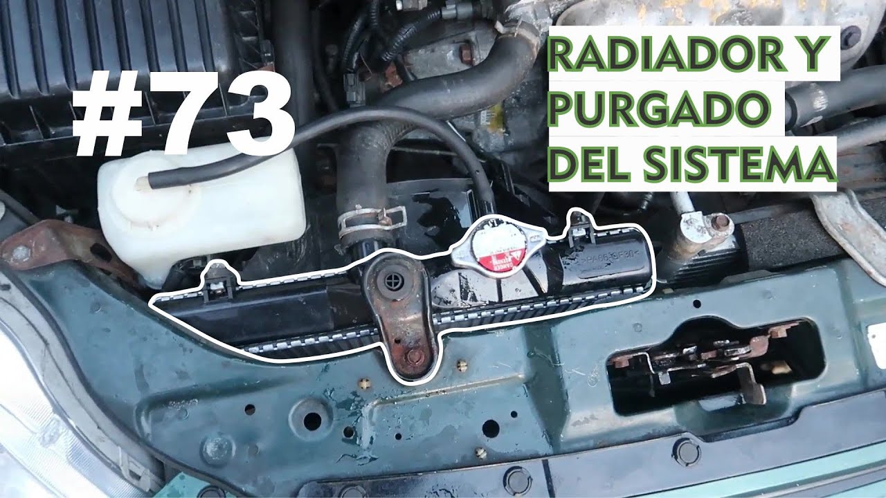 Como cambiar un radiador y purgar el sistema Honda civic 96 al 00