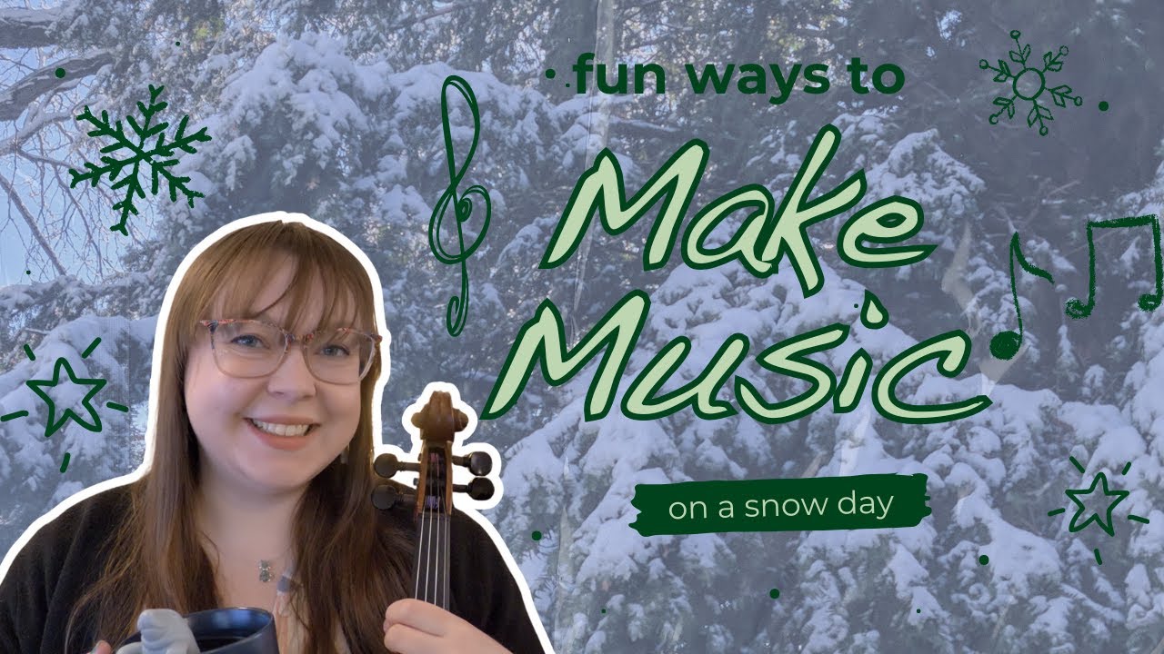 5 Musical Activities for a Snow Day That DON'T Feel Like Work!