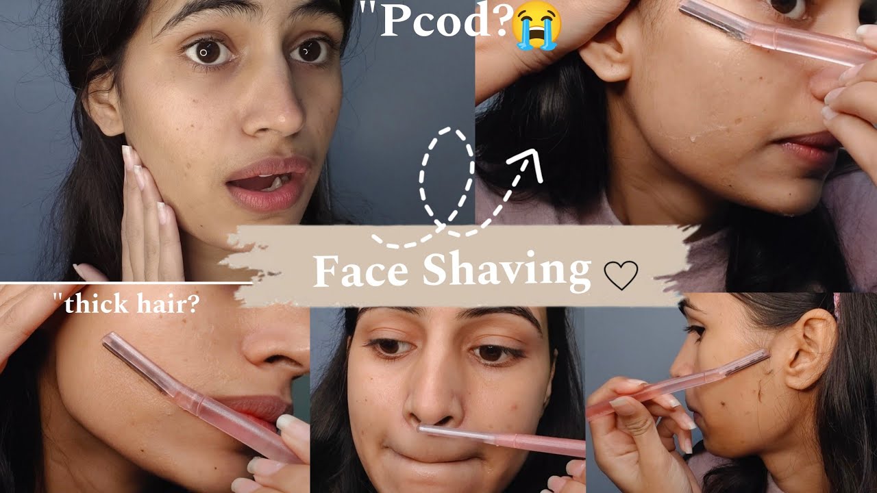 I Shaved My Face for the First time & Thisss Happened...😓😳| Face Shaving Women