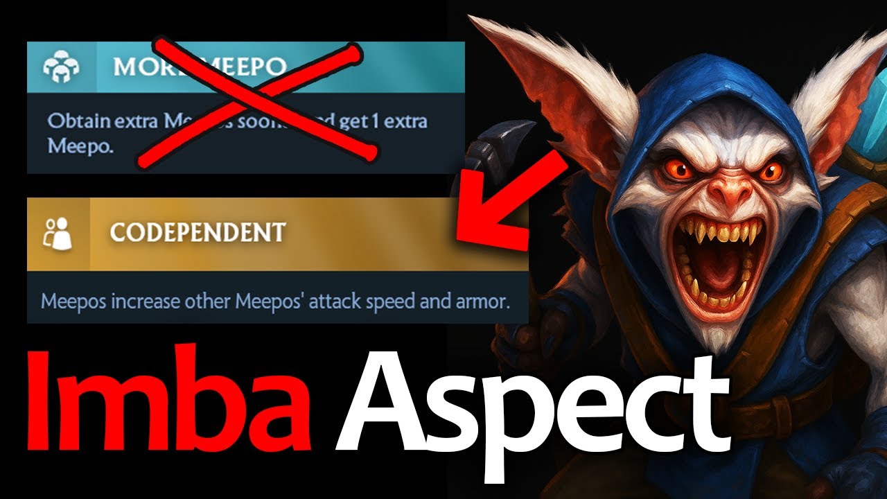 IMBA Meepo CARRY &mdash; Codependent Aspect Madness (Immortal) | Patch 7.39e #dota2