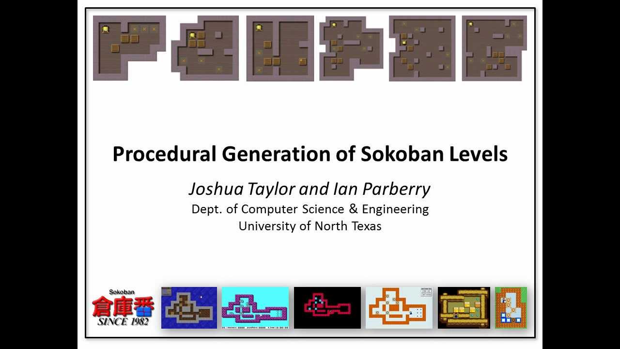 Procedural Generation of Sokoban Levels