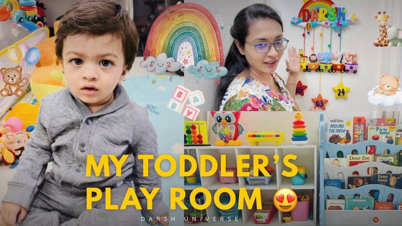 Toddler Playroom Tour 2026 | Montessori Setup for 2 Year Old | Organization Ideas