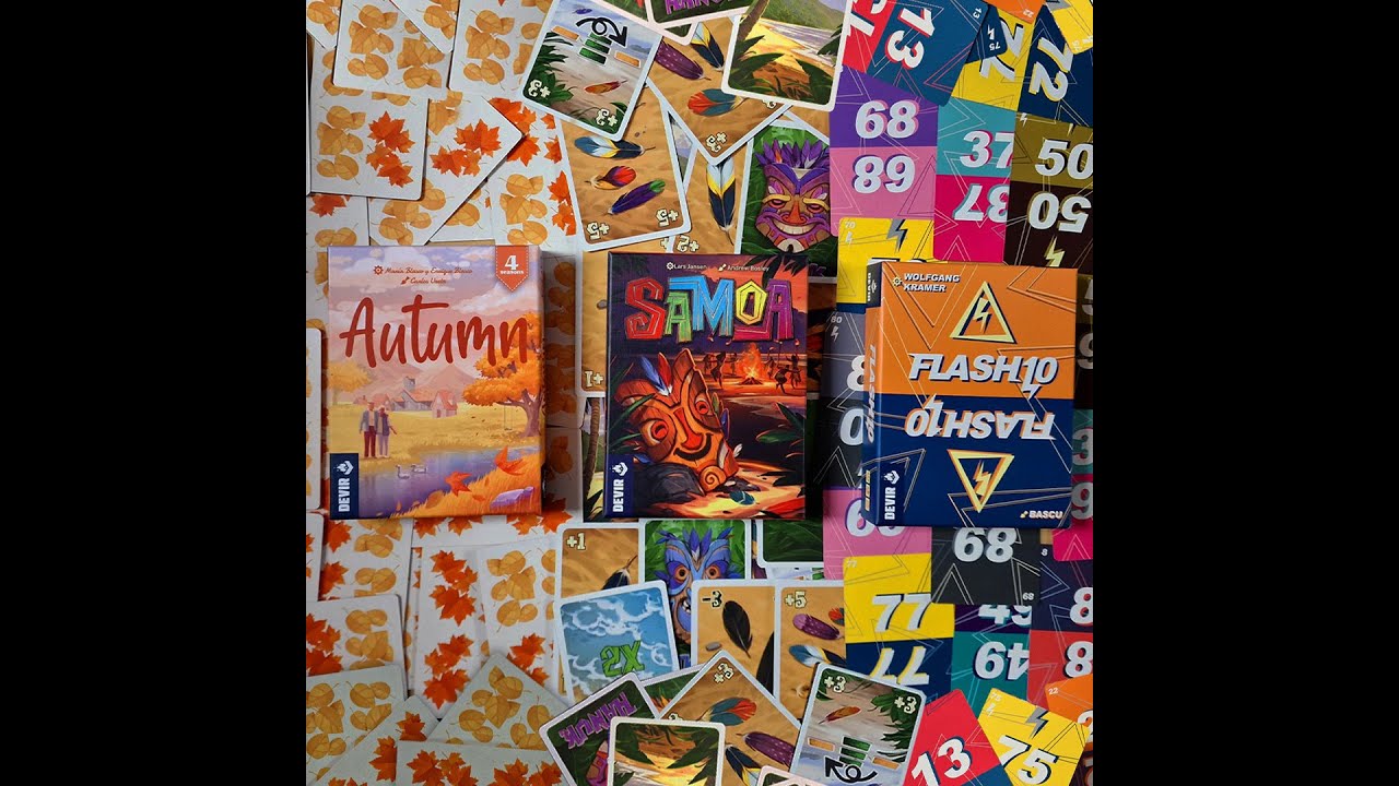 Novedades Devir Pocket: Autumn, Flash 10 y Samoa - Juegos de Mesa