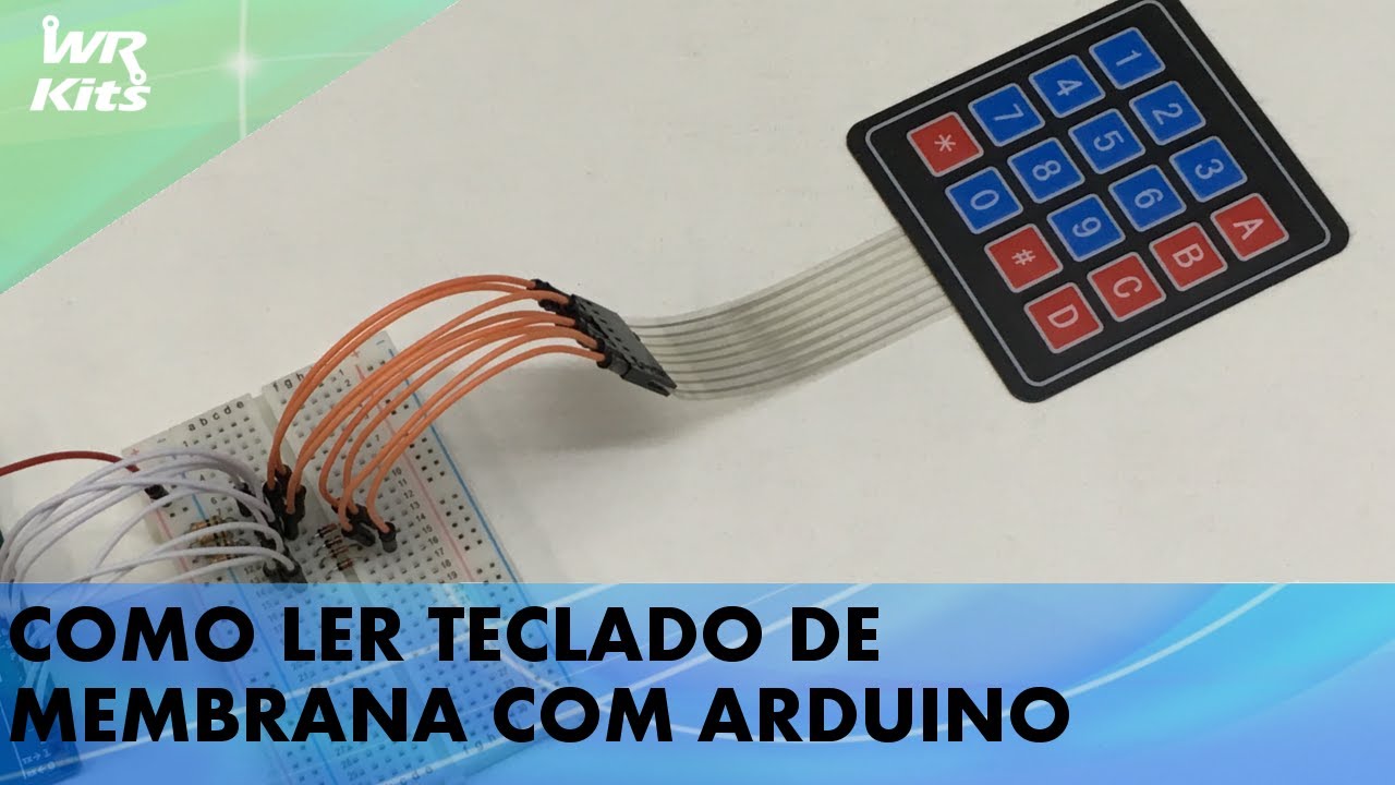 COMO LER TECLADO DE MEMBRANA COM ARDUINO