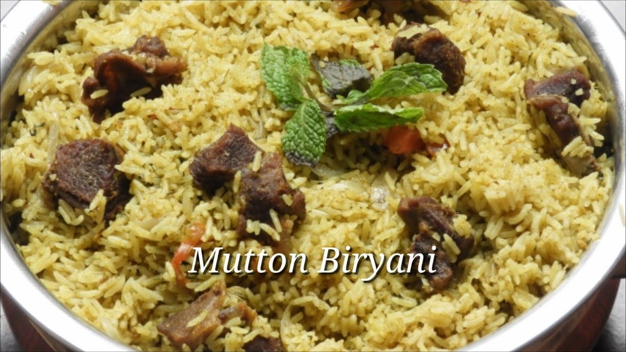 Mutton Biryani Kannada ಸೂಪರ್&zwnj; ಮಟನ್ ಬಿರಿಯಾನಿ | Homestyle Mutton Biryani | Goat biryani | Rekha Aduge
