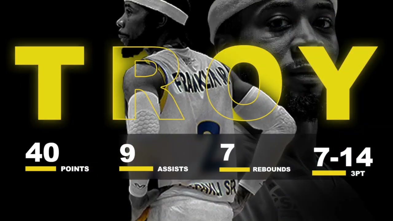 Troy Franklin Jr. EXPLODES FOR 40 POINTS!!!!