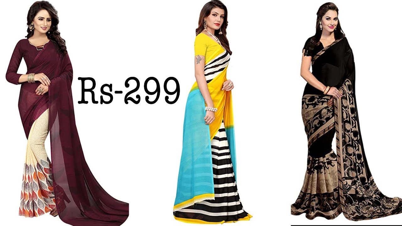 Best Sarees Below 300 on Amazon/Buy Sarees Online/You can BUY with the link in description below👇
