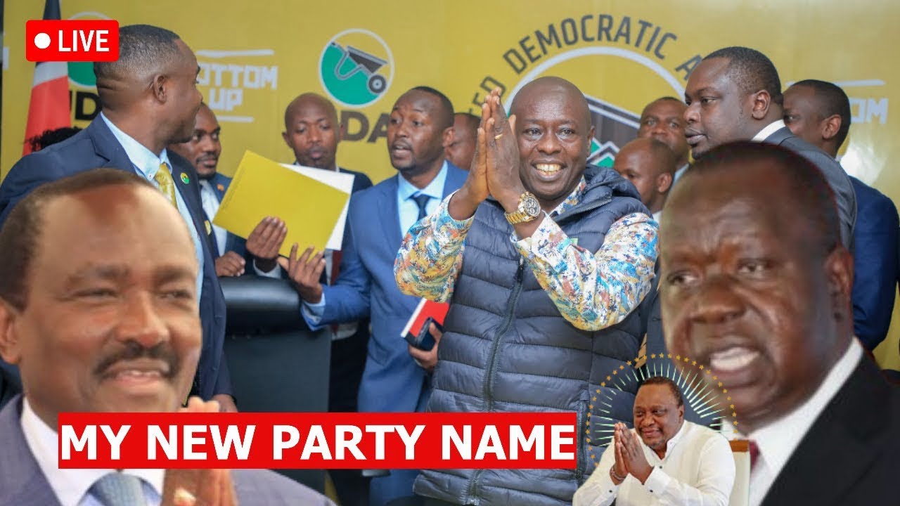 LIVE! UHURU, EX DP GACHAGUA IN KISII LAUNCHING NEW PARTY WITH MATIANGI,KALONZO TO PUT DOWN RUTO 2027