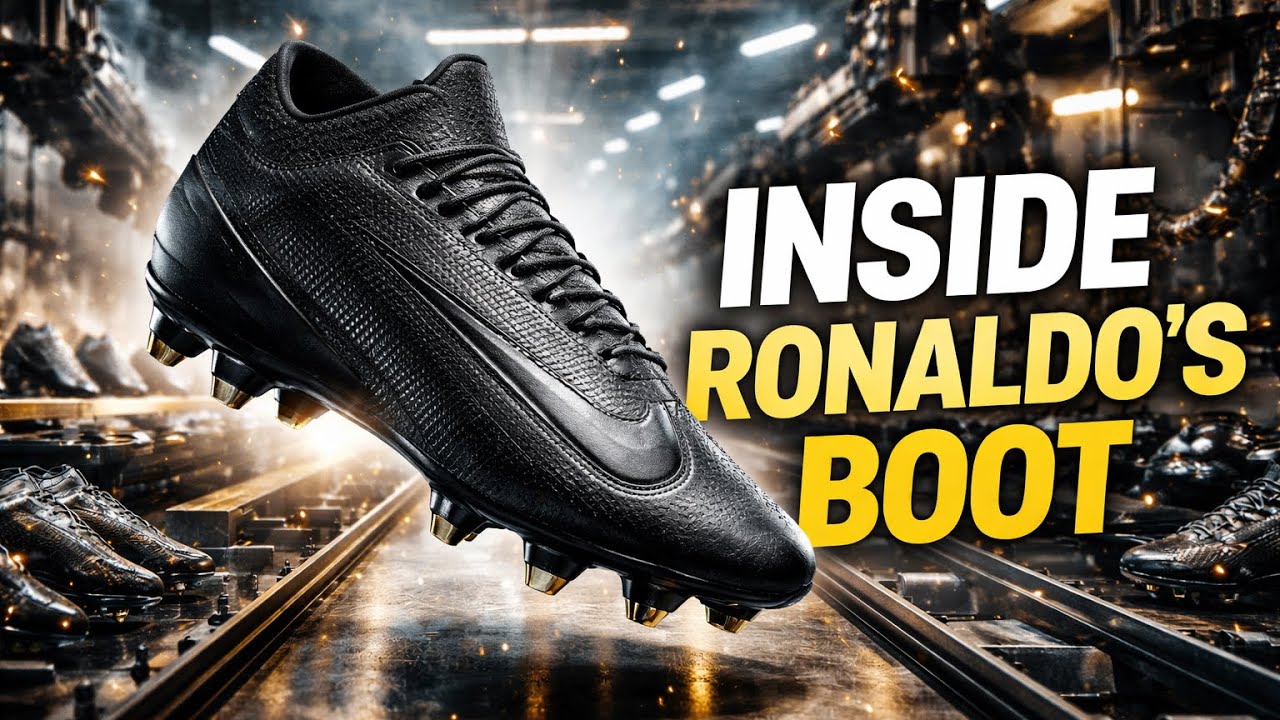 How Nike Manufactures Cristiano Ronaldo’s Speed Boots | Inside the Factory🤔#inside #ronaldo #nike 