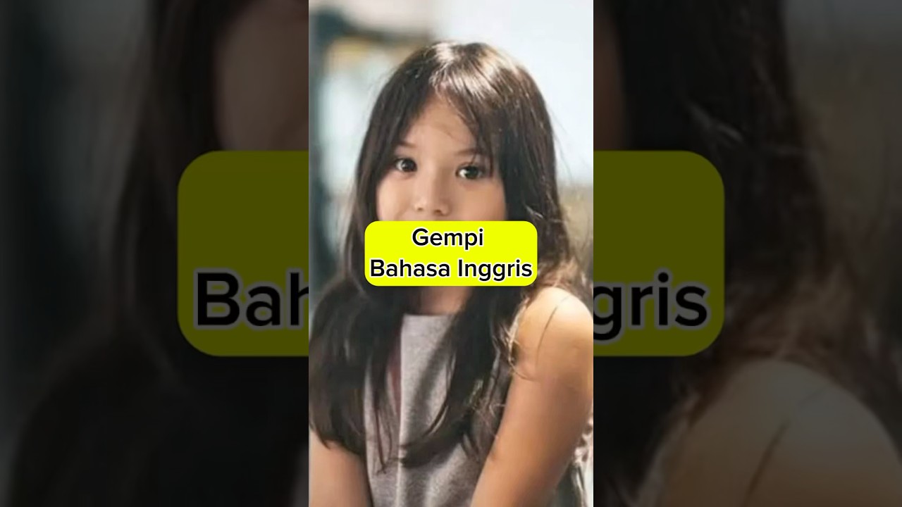 Gempi Bahasa Inggris  #gempi  #bahasaingggris #edukasi #English #learnenglish  #gisel #gadingmarten