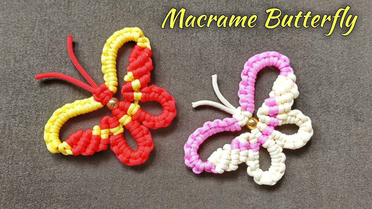 DIY Macrame Butterfly | Macrame Butterfly Wall Hanging Home Decor #2