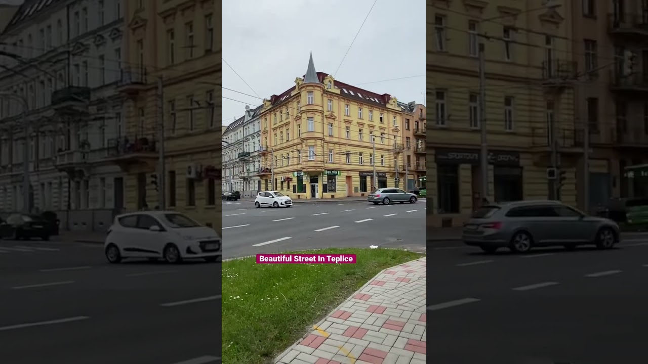 Street View | Teplice Town | Beautiful buildings | #architecture   #czechrepublic  #teplice  #cz