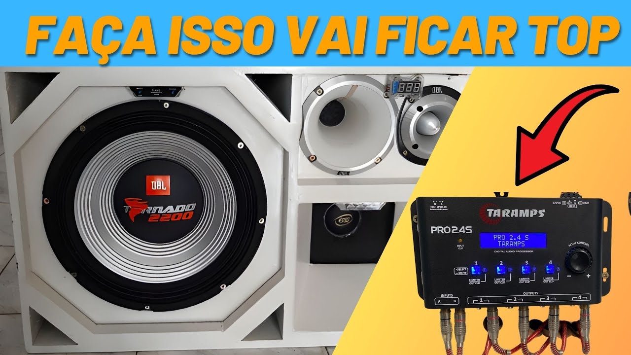 💡TORNADO 2200 JBL A MELHOR REGULAGEM  #somautomotivo