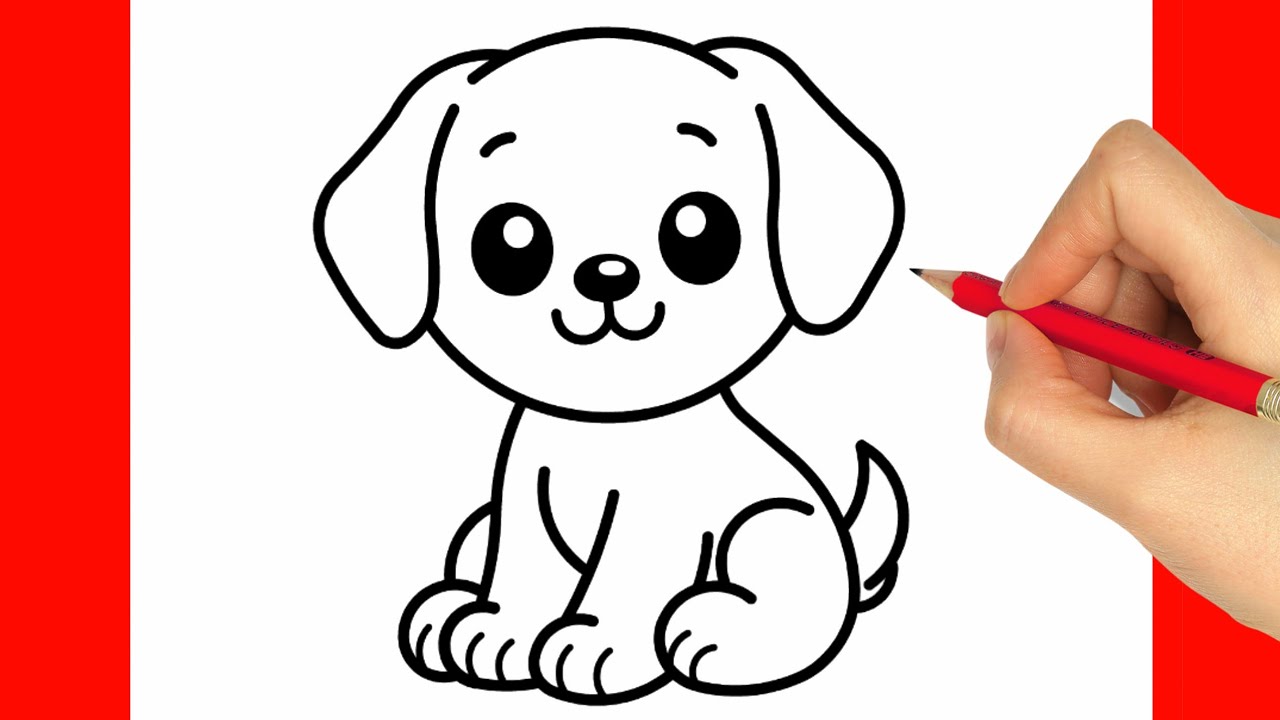 COMO DESENHAR UM CACHORRO FACIL