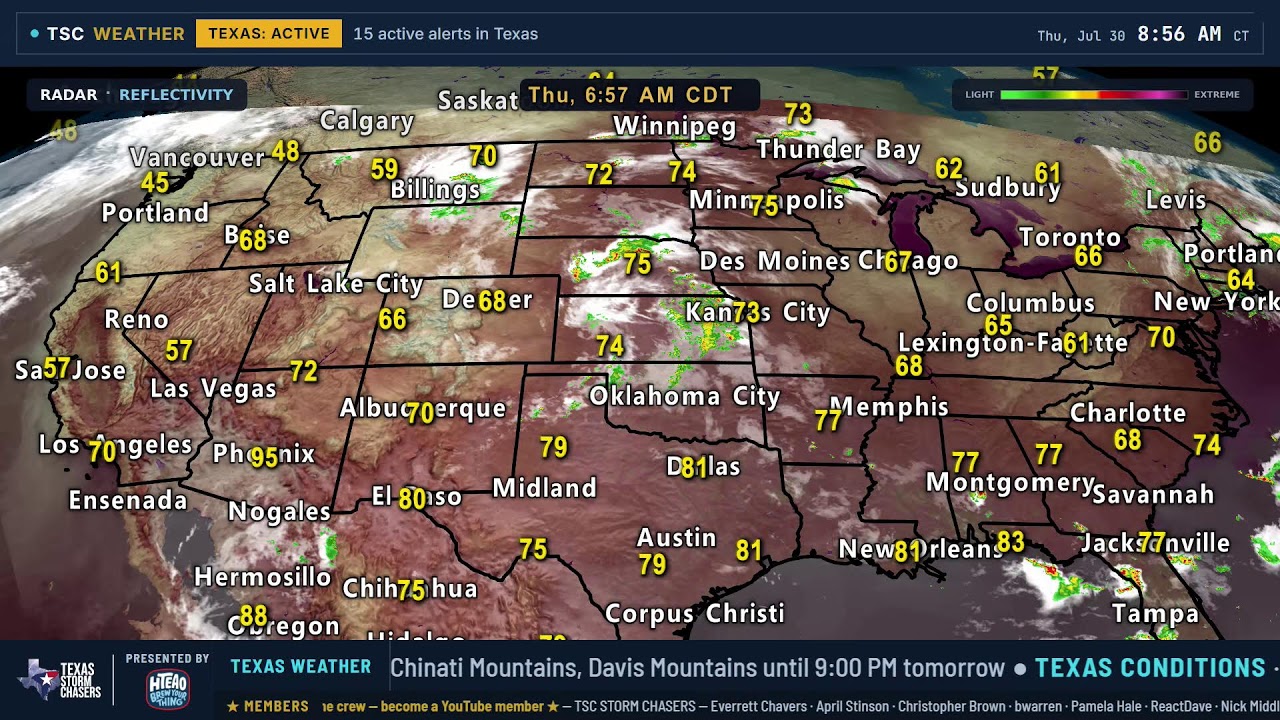 🔴 Texas Weather Live 24/7 | Live Radar, Severe Alerts & Texas Forecasts