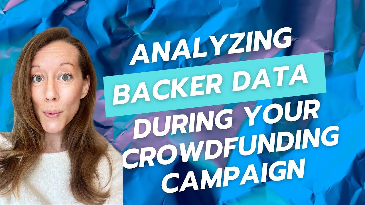Stop guessing - evaluate at your backer data to maximize your book's crowdfunding campaign