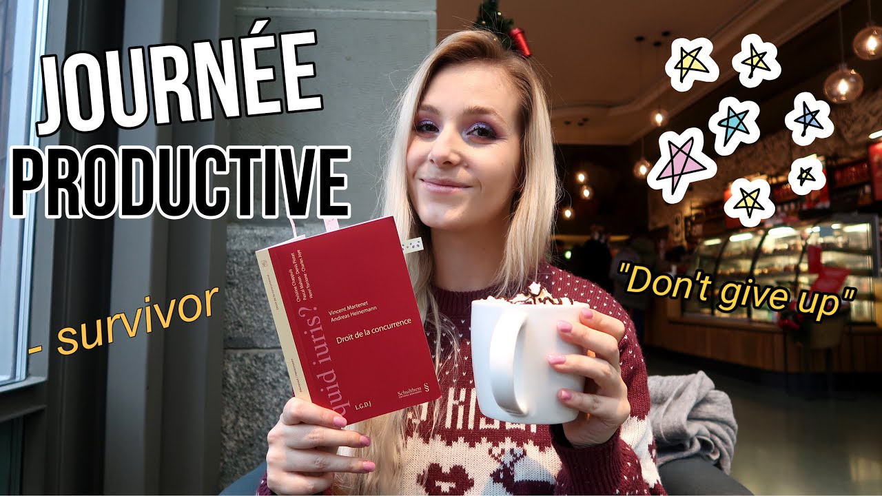 VLOG ÉTUDIANT I COMMENT RENDRE SA JOURNÉE PRODUCTIVE ? 💪🏼🎓🤓
