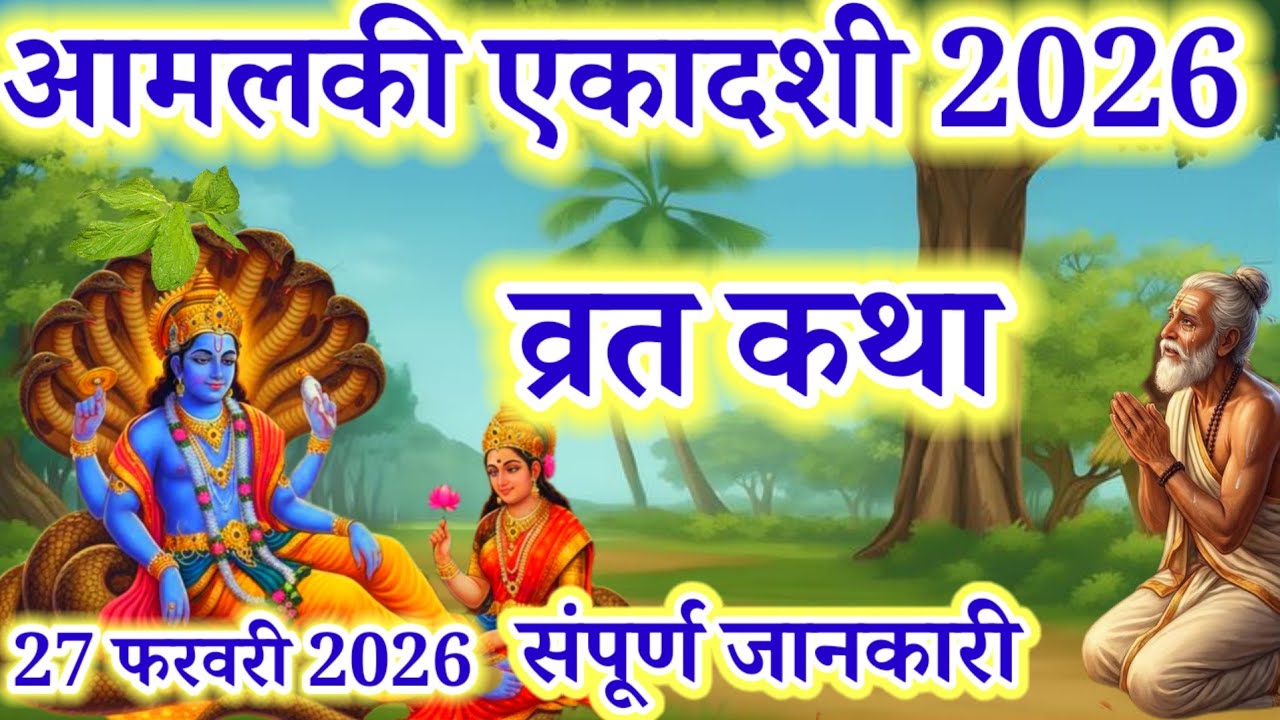 अमलकी एकादशी व्रत विधि कथा | amalaki ekadashi vrat katha | व्रत नियम, लाभ और पारण