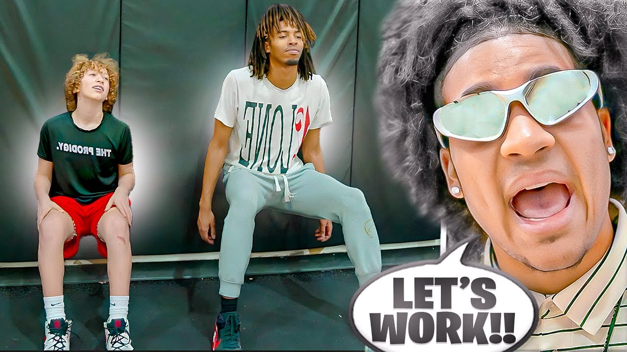 I Put My AAU Players Through An INTENSE NBA Workout!