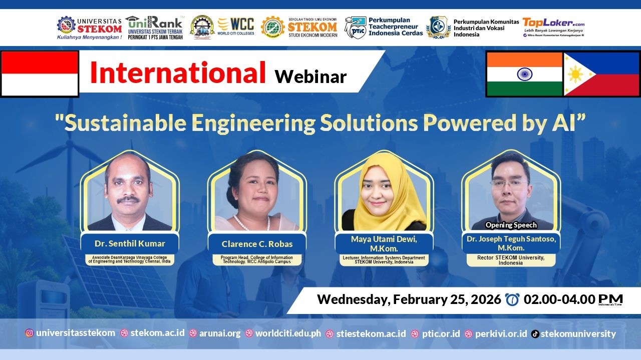 INTERNATIONAL WEBINAR: Sustainable Engineering Solutions Powered by AI