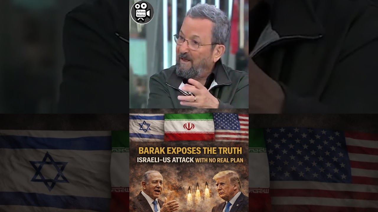 Ehud Barak Exposes the Truth Israel, Iran, and a War With No Real Plan