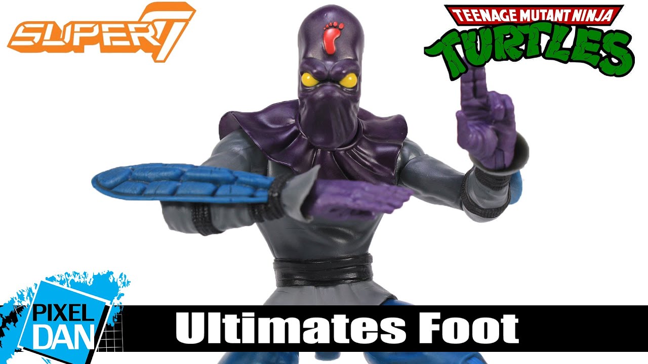 TMNT Ultimates Foot Soldier Super7 Figure Review | Teenage Mutant Ninja Turtles