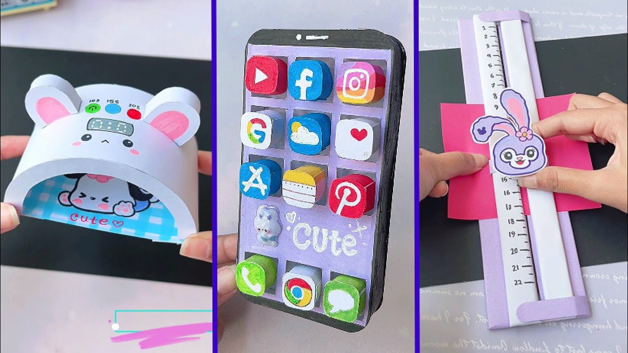 Easy craft ideas/ miniature craft /Paper craft/ how to make /DIY/school project/Tonni art and craft